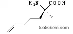 Molecular Structure of 1196090-89-7 ((R)-2-Amino-2-methyl-hept-6-enoic acid)
